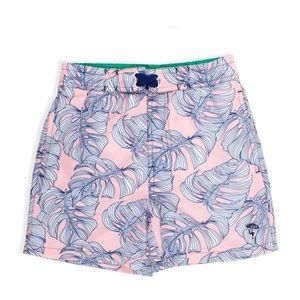 NWT! SHADE CRITTERS Pink Monstera Swim Trunks 6-12